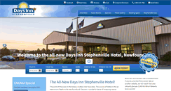 Desktop Screenshot of daysinnstephenville.com
